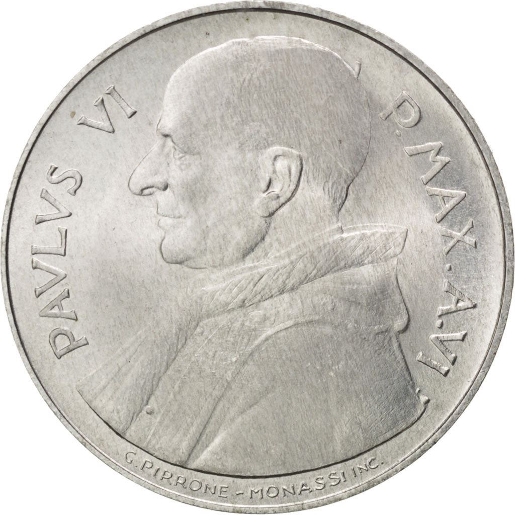 Vatican City | 10 Lire Coin | FAO | Km:103 | 1968