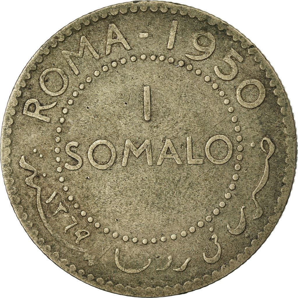 Somalia | 1 Somalo Coin | Leopard | Km:5 | 1950