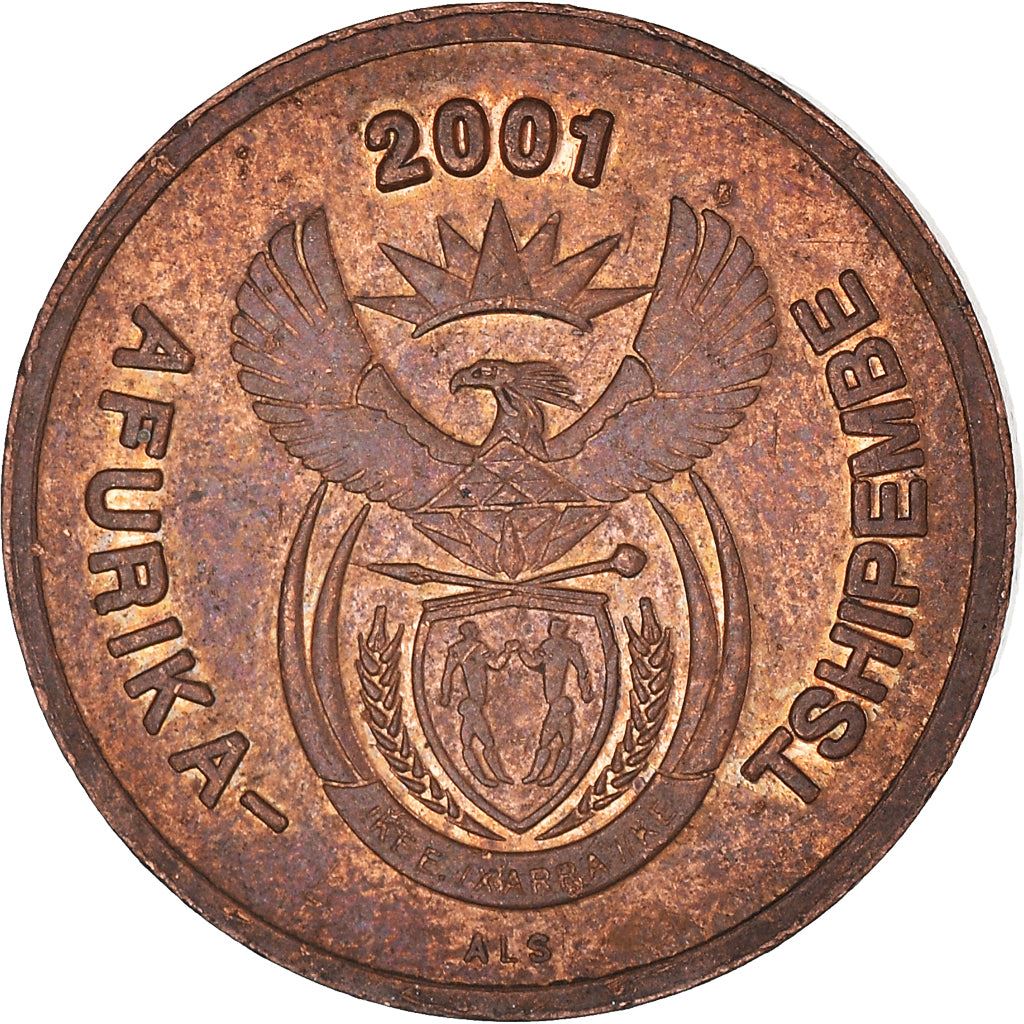 South Africa 2 Cents Coin | Venda Legend - AFURIKA-TSHIPEMBE | KM222 | 2000 - 2001