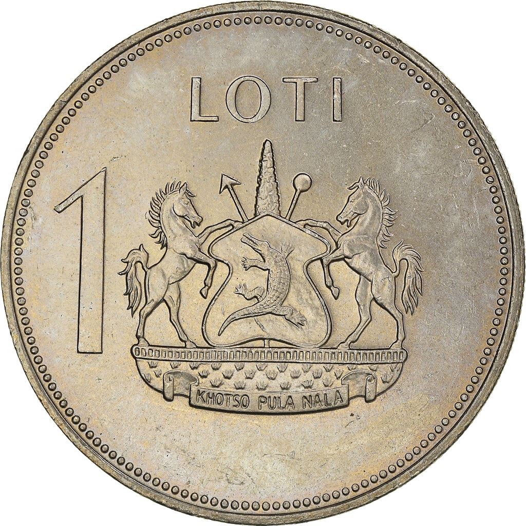 Lesotho | 1 Loti Coin | Moshoeshoe II | Km:22 | 1979 - 1989