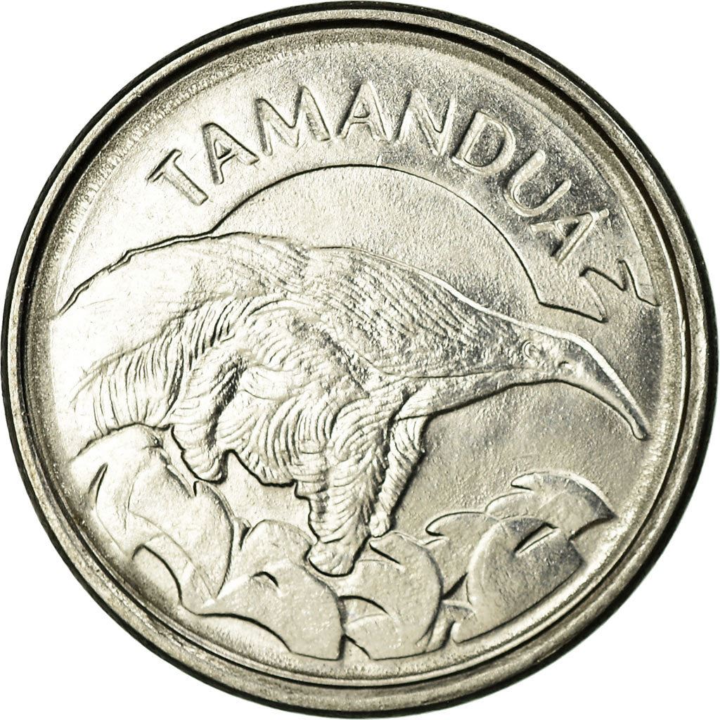 Brazil | 10 Cruzeiros Reais Coin | Anteater | Km:628 | 1993 - 1994
