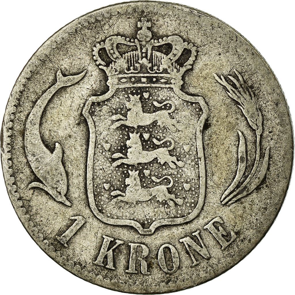 Denmark | 1 Krone Coin | Christian IX | KM:797 | 1875 - 1898