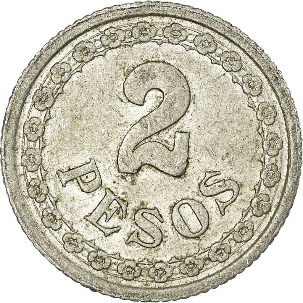 Paraguay | 2 Pesos Coin | Sello Nacional | KM:17 | 1938