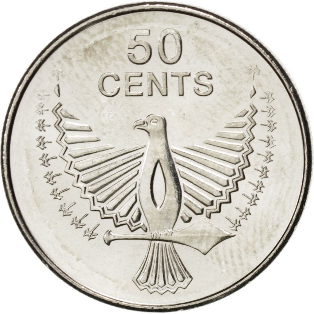 Solomon Islands | 50 Cents Coin | Elizabeth II | Eagle Spirit | KM:237 | 2012 - 2016