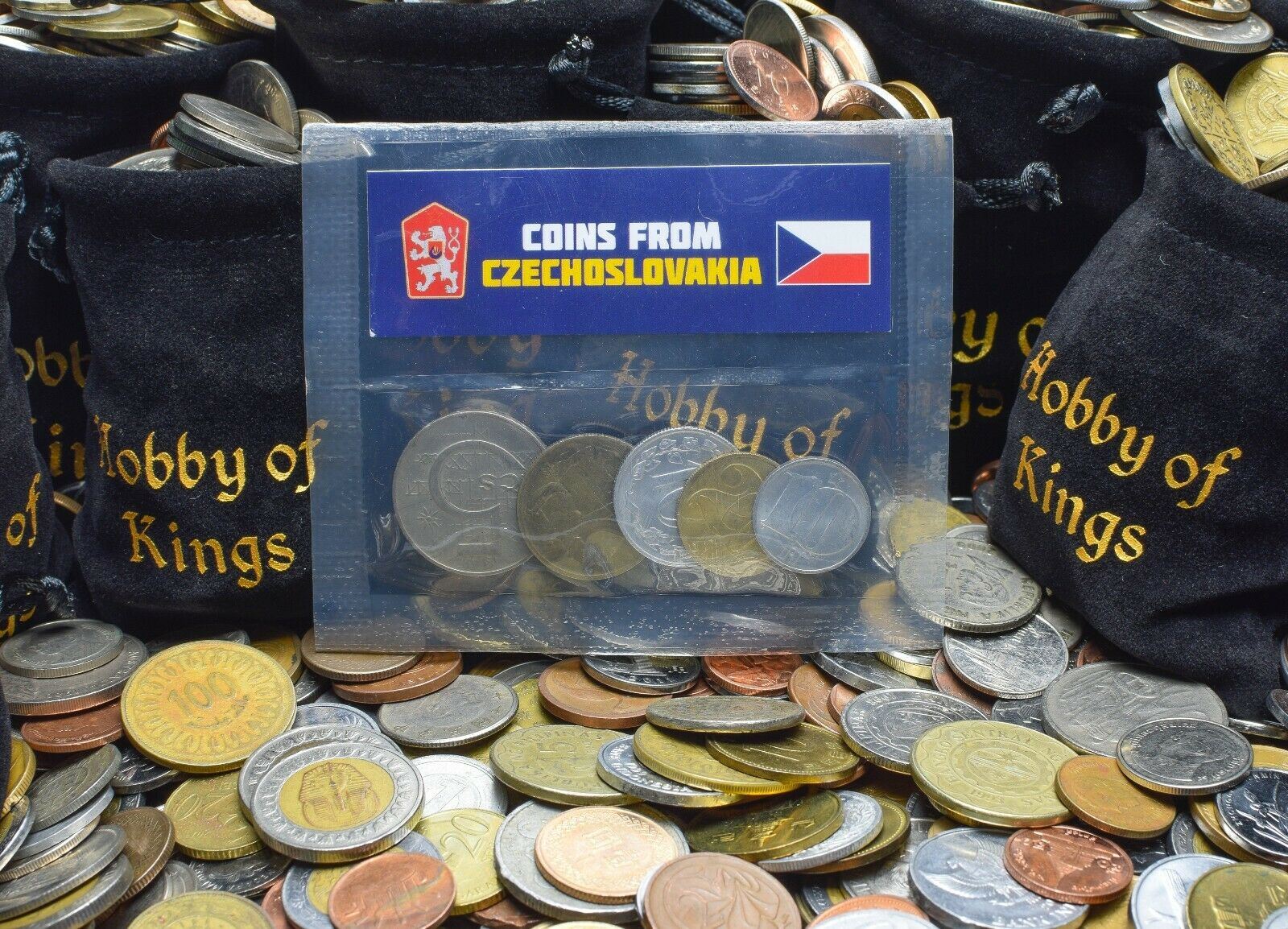 5 Mixed Coins From Czechoslovakia | 10 Hellers - 2 Koruny | 1953 - 1992