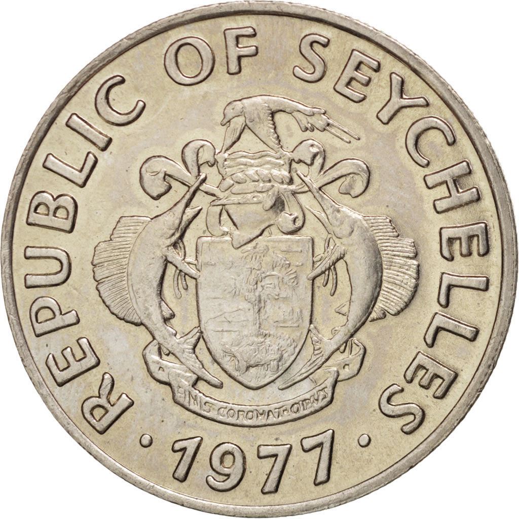 Seychelles | 50 Cents Coin | Orchid Flower | Km:34 | 1977