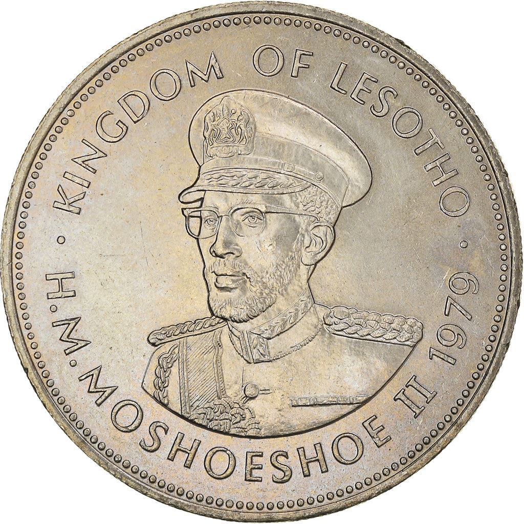 Lesotho | 1 Loti Coin | Moshoeshoe II | Km:22 | 1979 - 1989