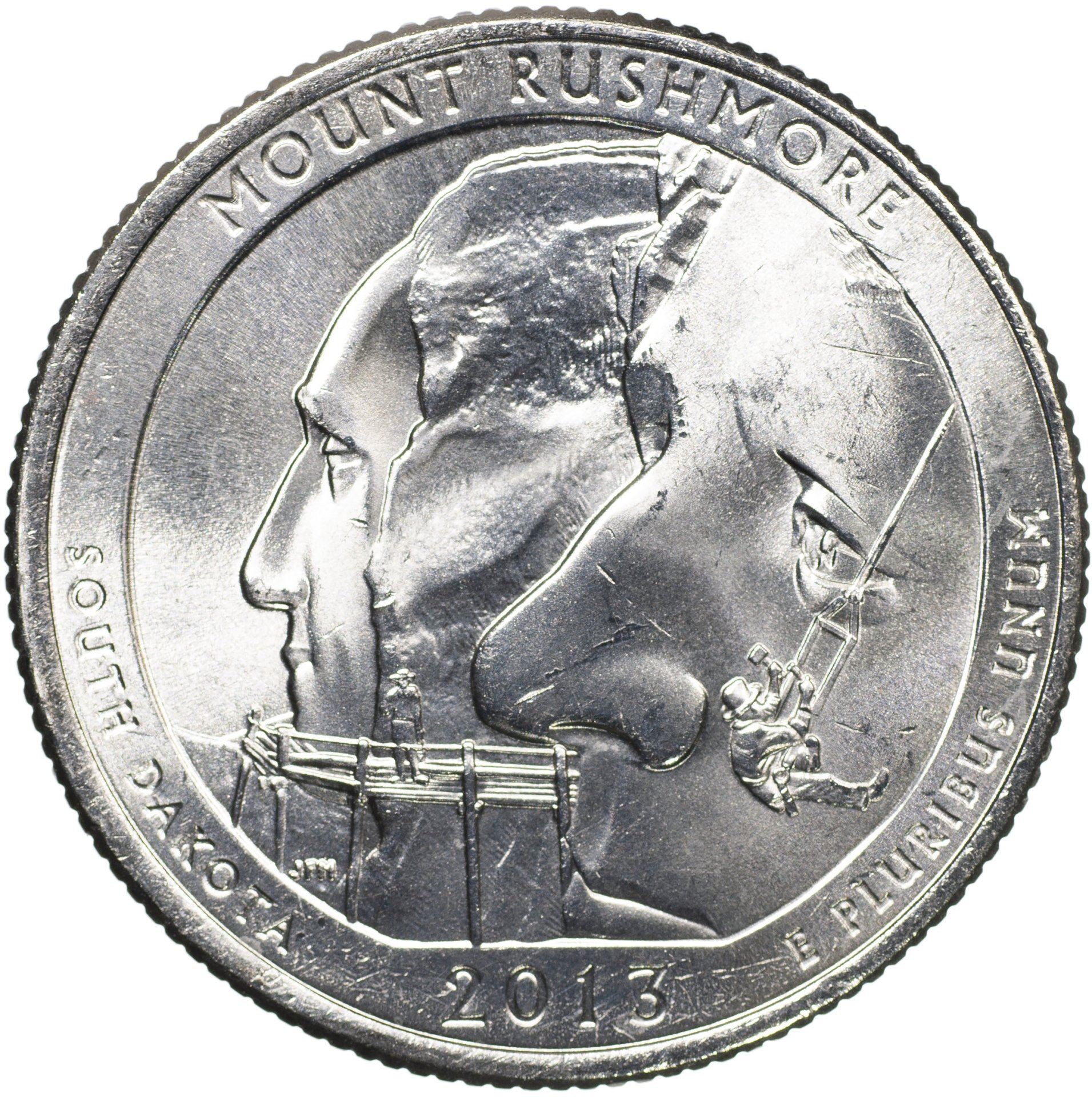 United States | 1/4 Dollar Coin | Mount Rushmore | Km:546 | 2013