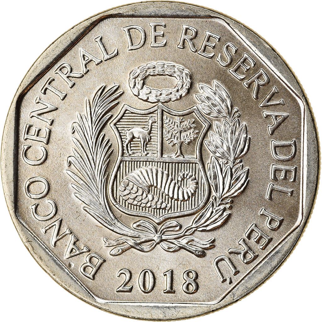 Peru | 1 Sol Coin | Jaguar | Km:411 | 2018