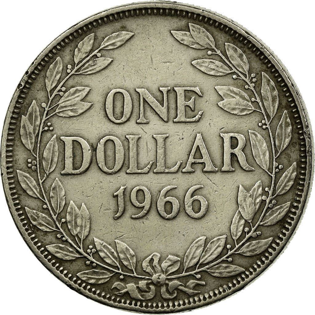 Liberia | 1 Dollar Coin | Olive branches | Km:18A | 1966 - 1975