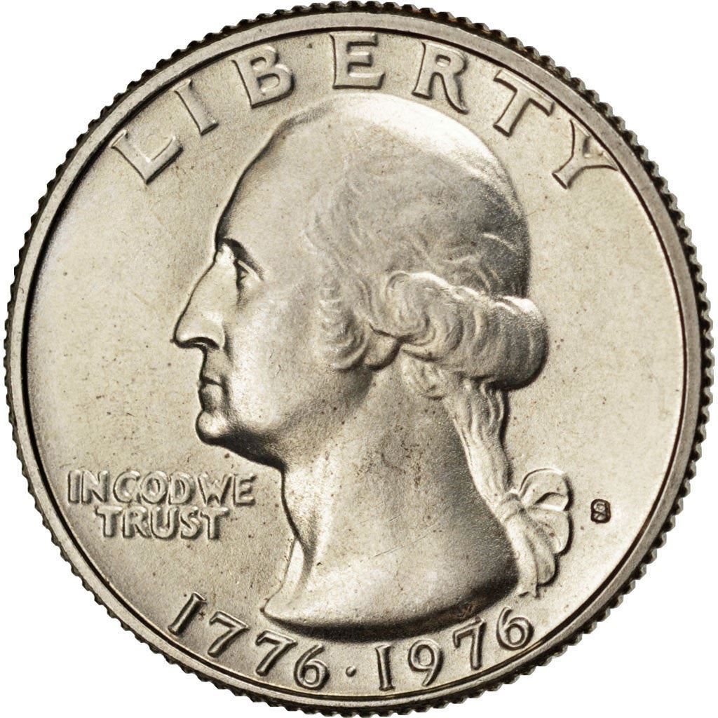 United States | ¼ Dollar Coin | Patriot Drummer | Copper-nickel clad copper | KM:204 | 1976