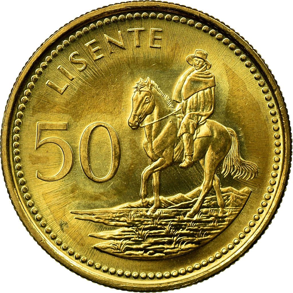 Lesotho | 50 Lisente Coin | Equestrian | Km:65 | 1998 - 2018
