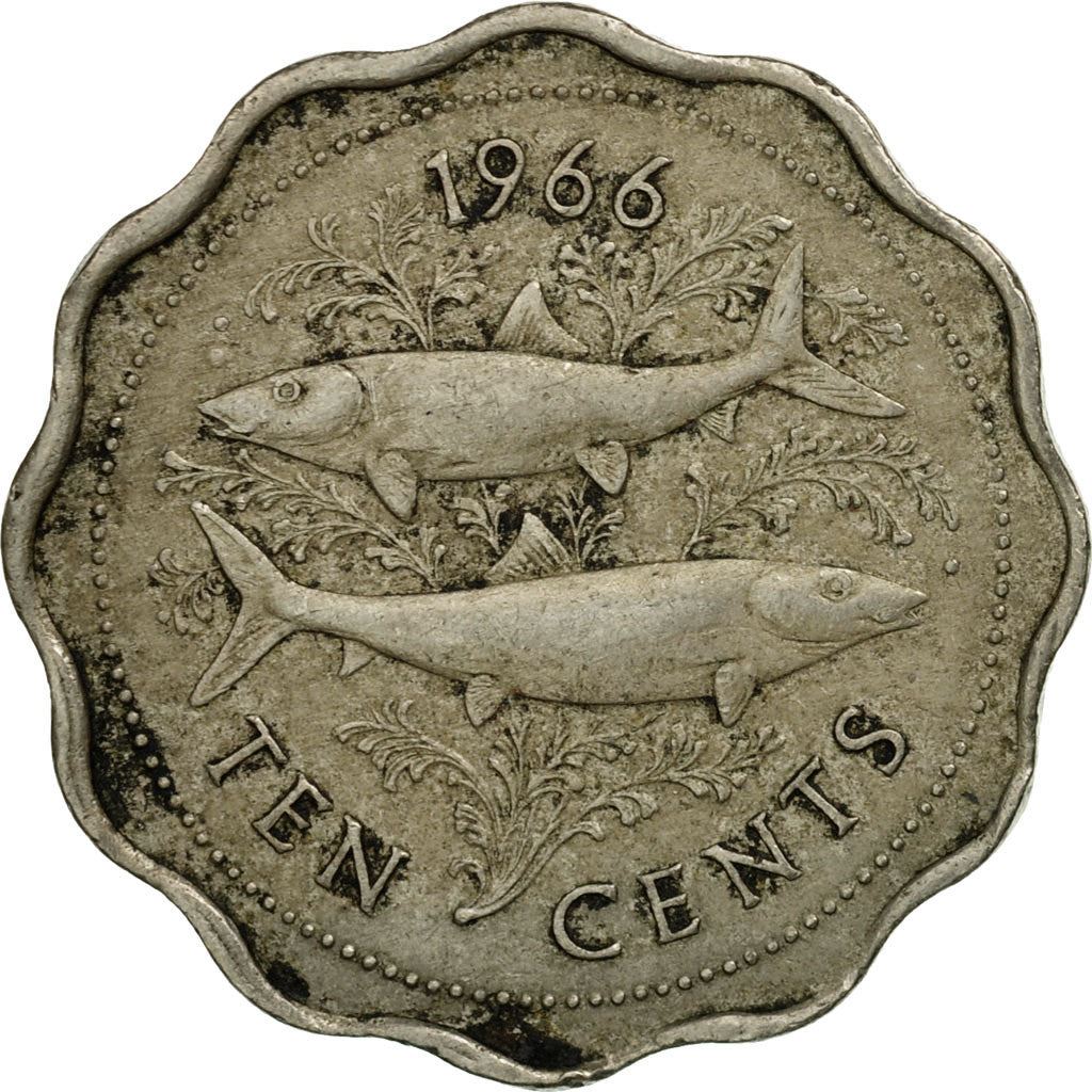 The Bahamas | 10 Cents Coin | Bonefish | Km:4 | 1966 - 1970