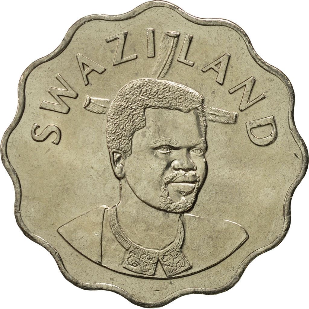 Kingdom of Swaziland | 20 Cents Coin | Elephant | Km:50.1 | 1996 - 2005