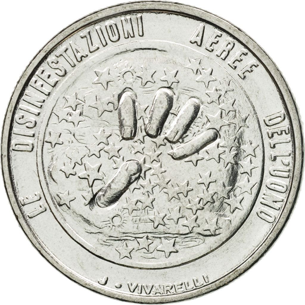 San Marino | 50 Lire Coin | the three towers | Km:68 | 1977