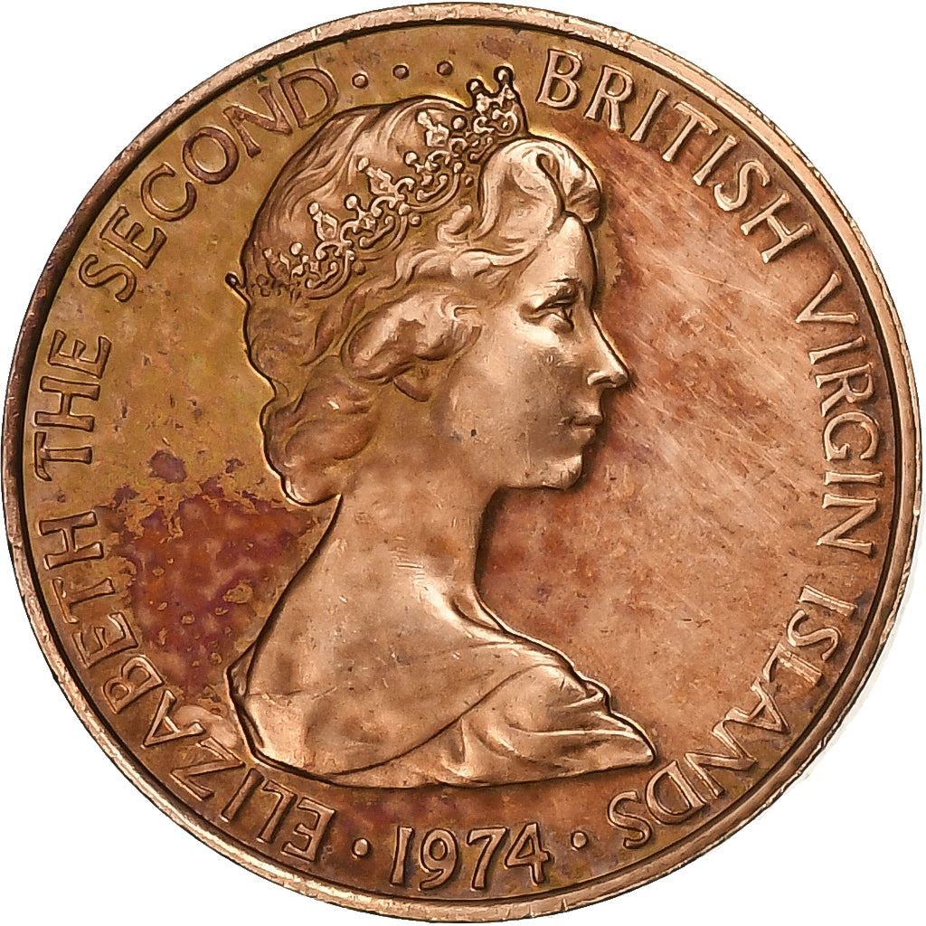British Virgin Islands | 1 Cent Coin | Hummingbirds | Km:1 | 1973 - 1984