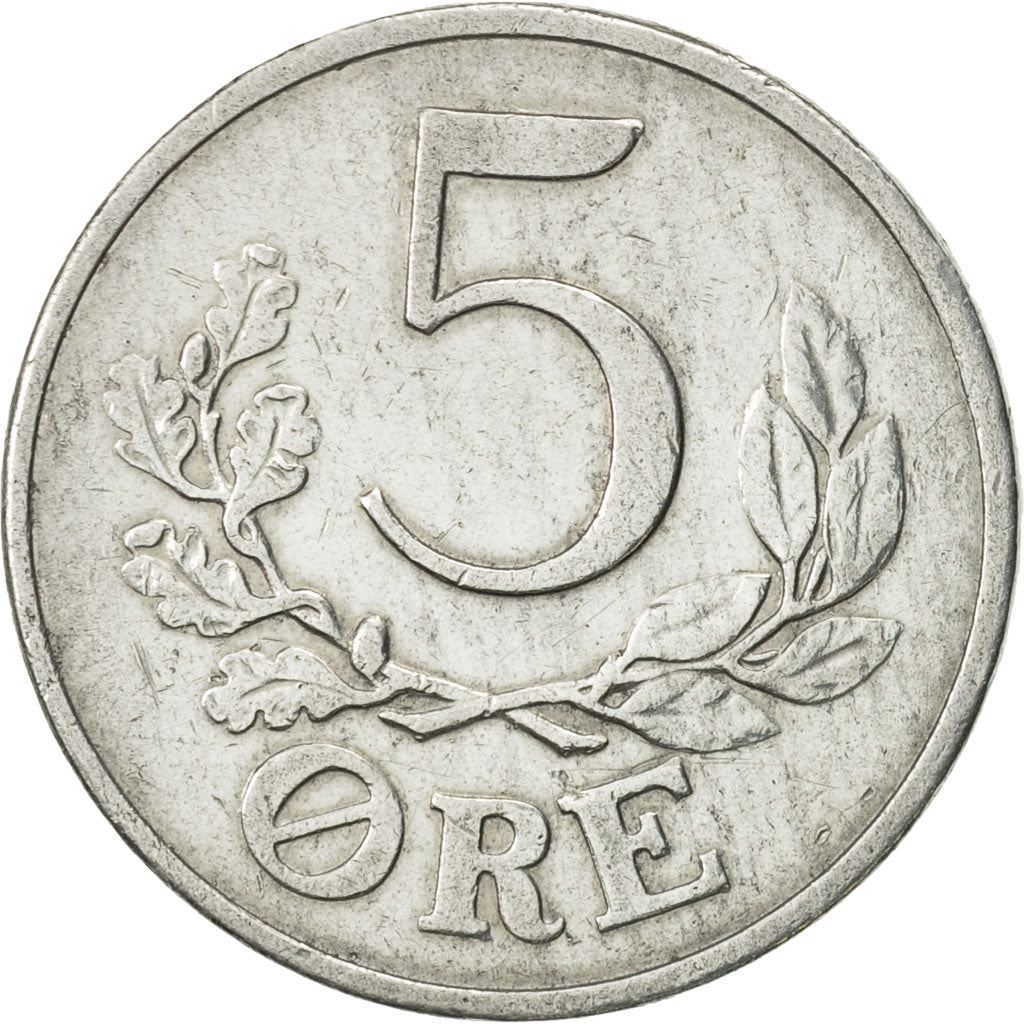Denmark | 5 Ore Coin | Monogram | Km:834 | 1941