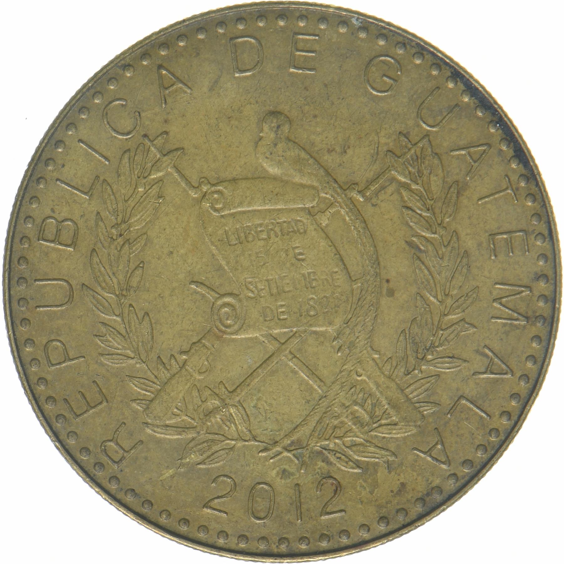 Guatemala | 50 Centavos Coin | Orchid | KM:283a | 2012 - 2024