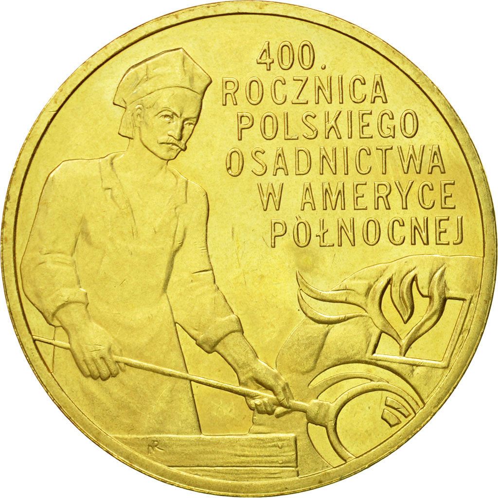 Poland | 2 Zlotys Coin | Settlement in North America | Y:659 | 2008