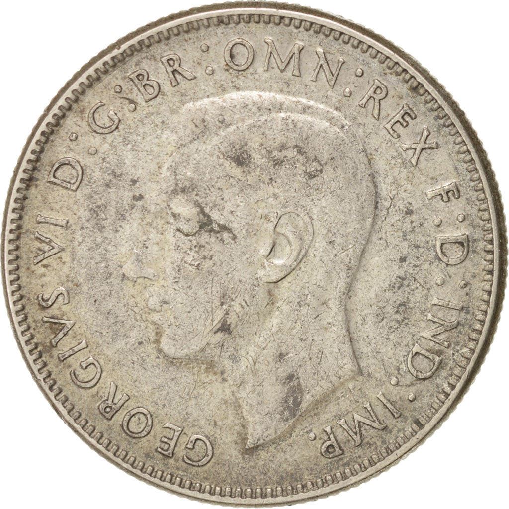 Australia | 1 Florin Coin | George VI | Km:40A | 1946 - 1947