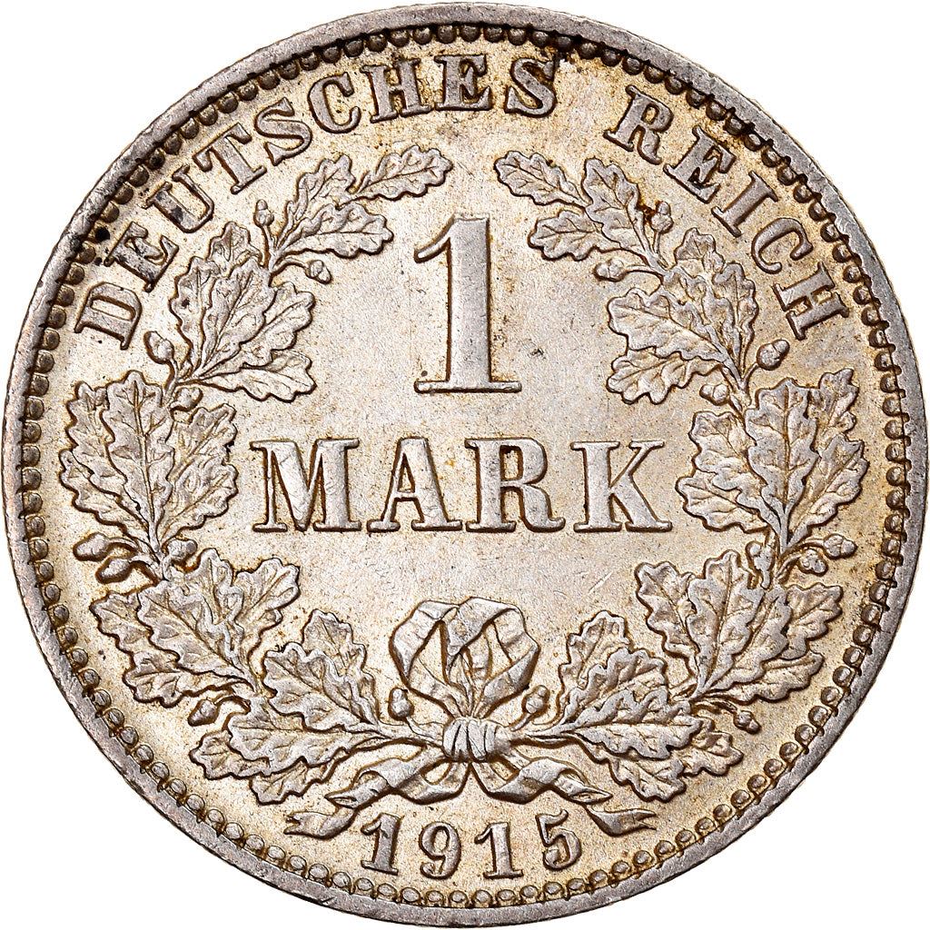 German Empire 1 Mark Coin | Deutsches Reich | Wilhelm II | Type 2 - Small Shield | KM14 | 1891 - 1916