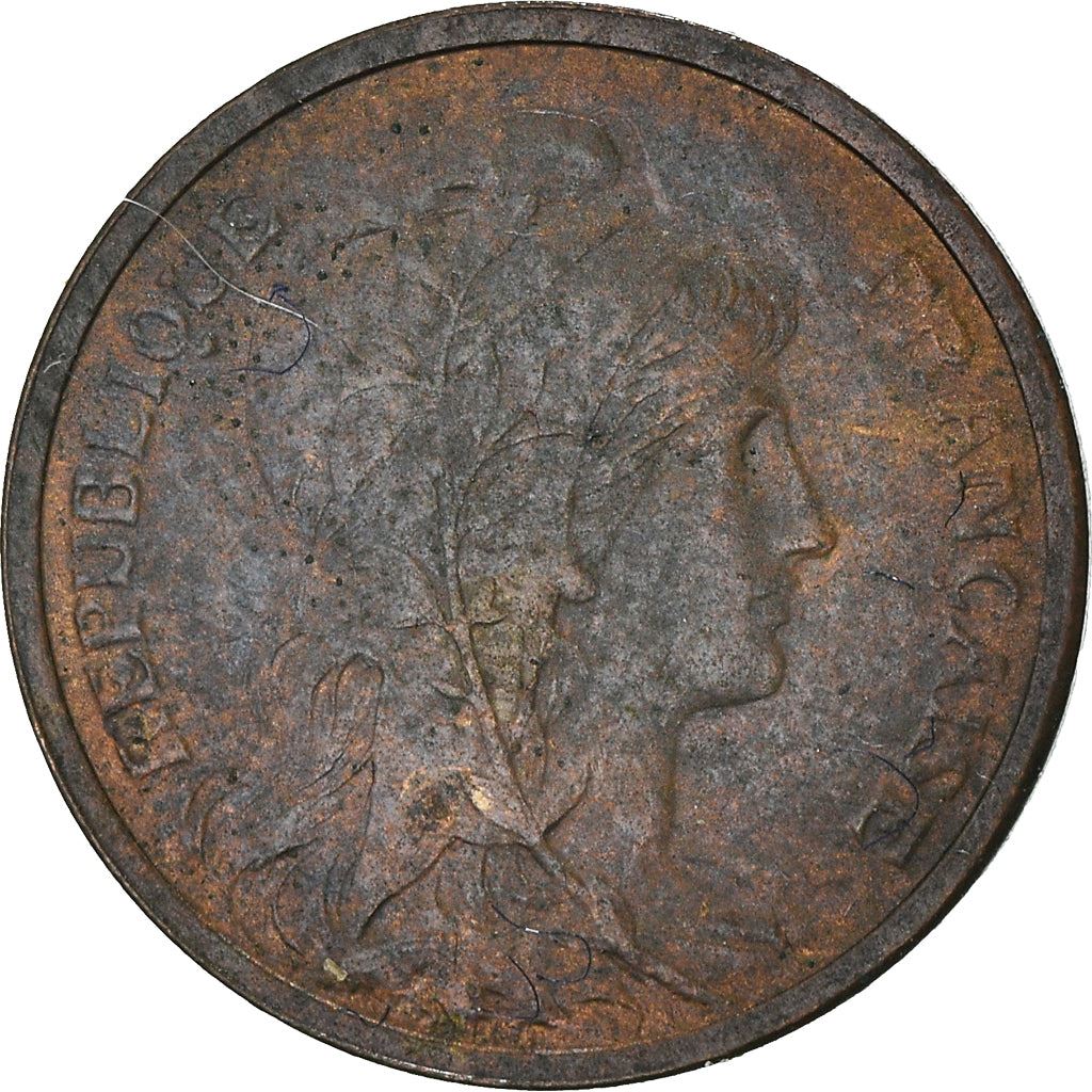 French 1 Centime Coin | Third Republic | KM840 | France | 1898 - 1920