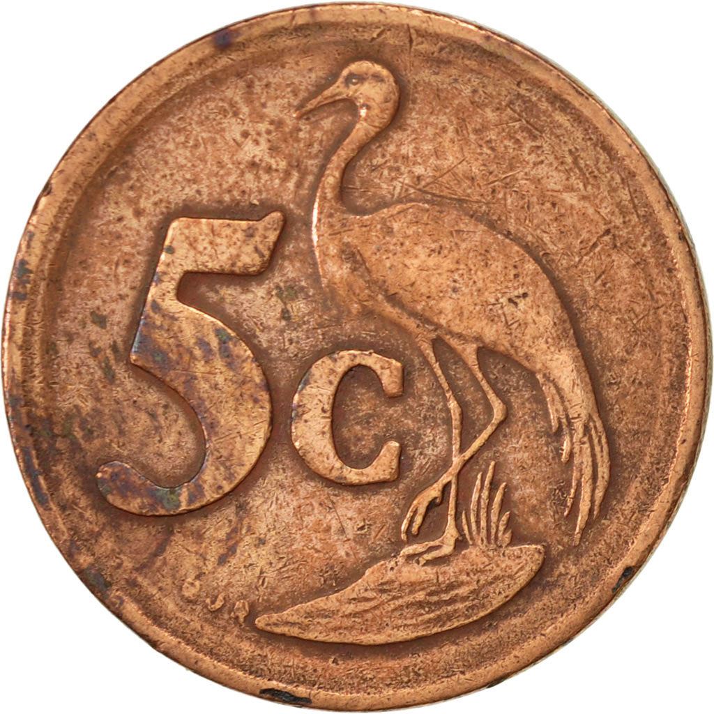 South Africa 5 Cents SOUTH AFRICA - SUID-AFRIKA Coin KM134 1990 - 1995