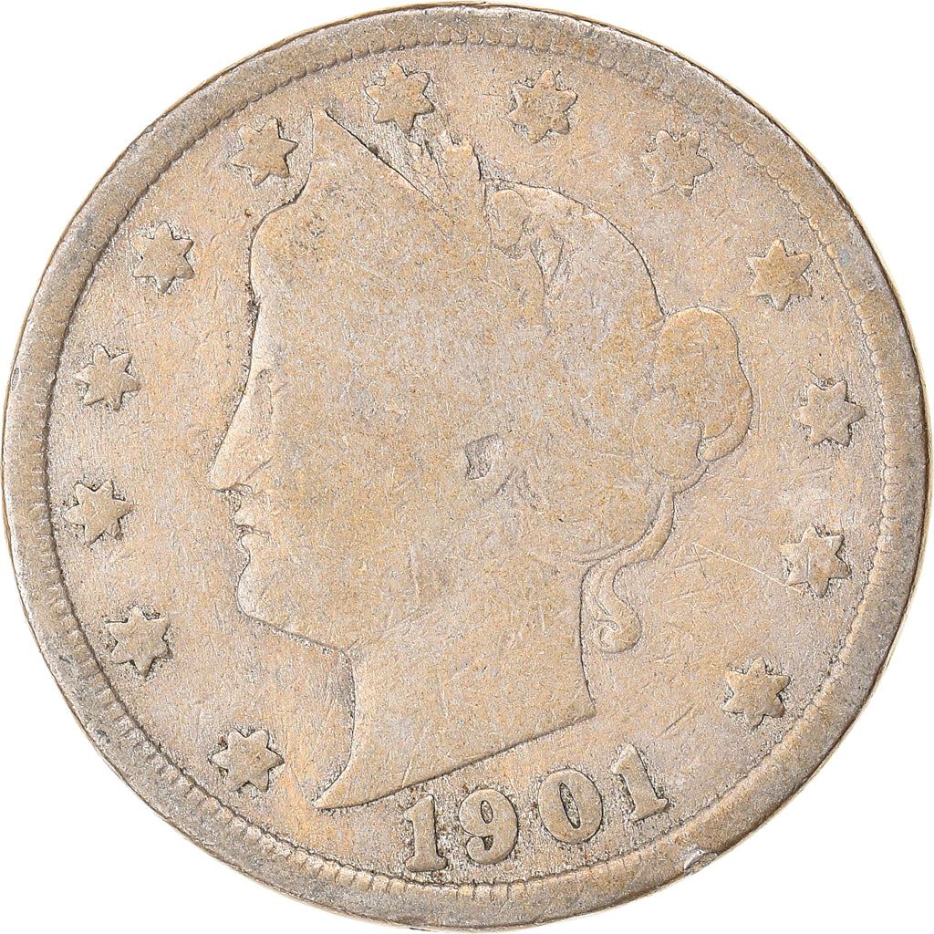 United States | 5 Cents Coin | Liberty | Roman Numeral | KM112 | 1883 - 1913