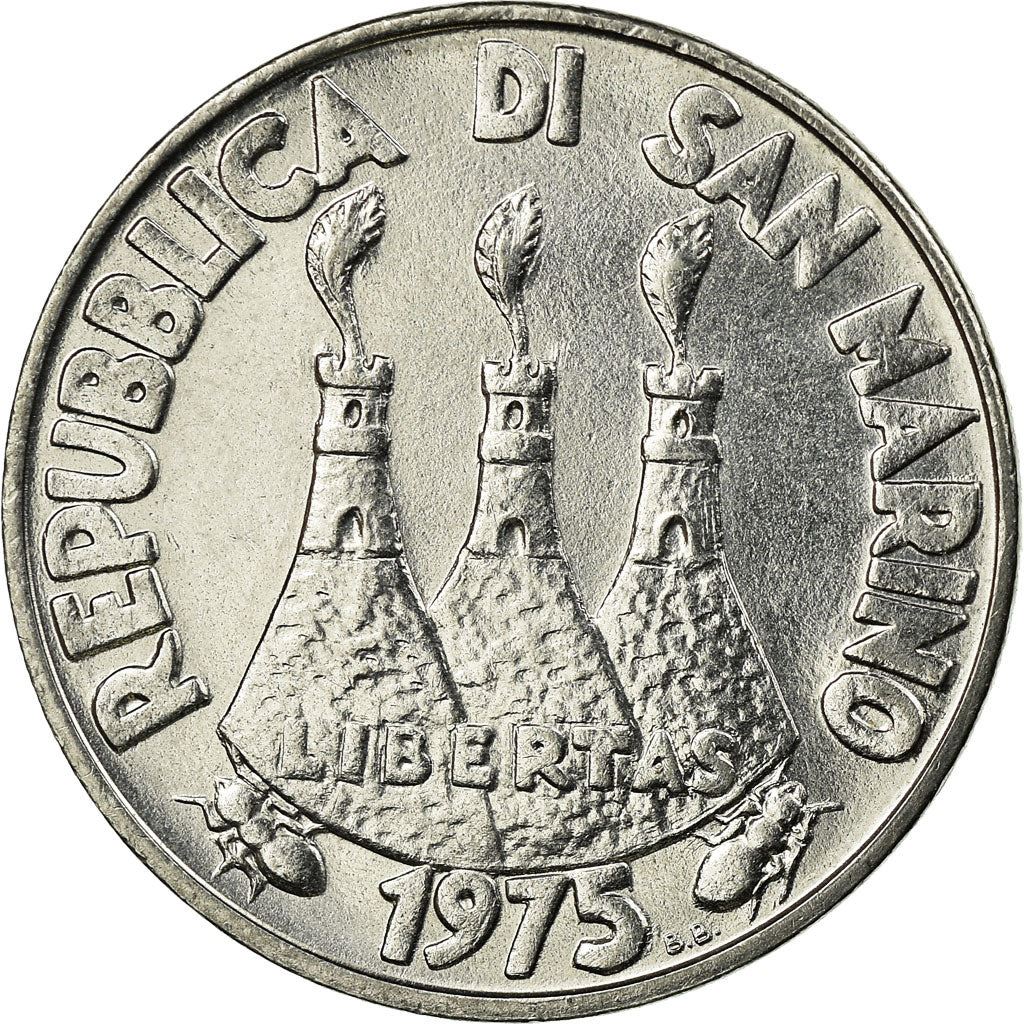 San Marino | 50 Lire Coin | Fish | Km:45 | 1975