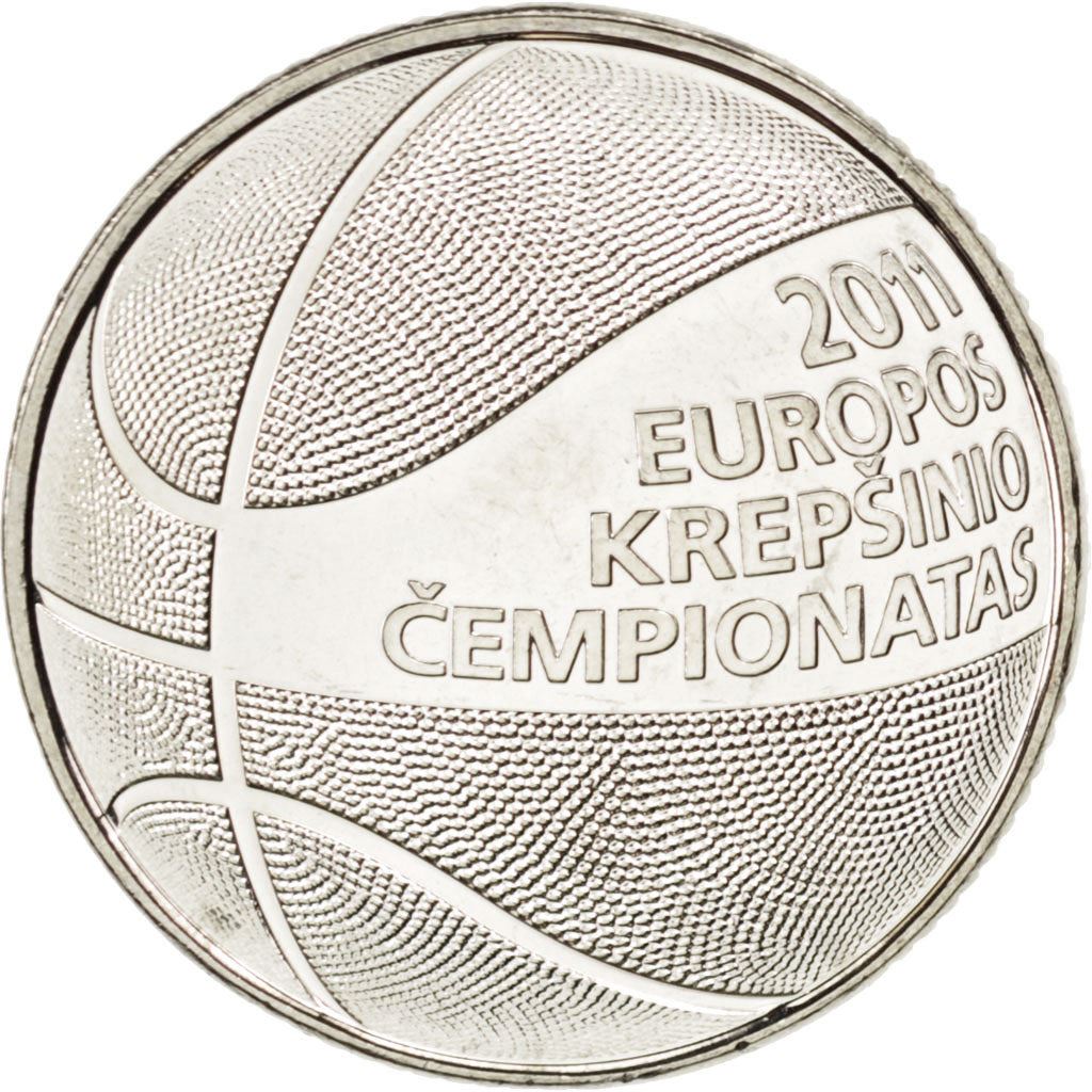 Lithuania | 1 Litas Coin | European Basketball Championship | KM:177 | 2011