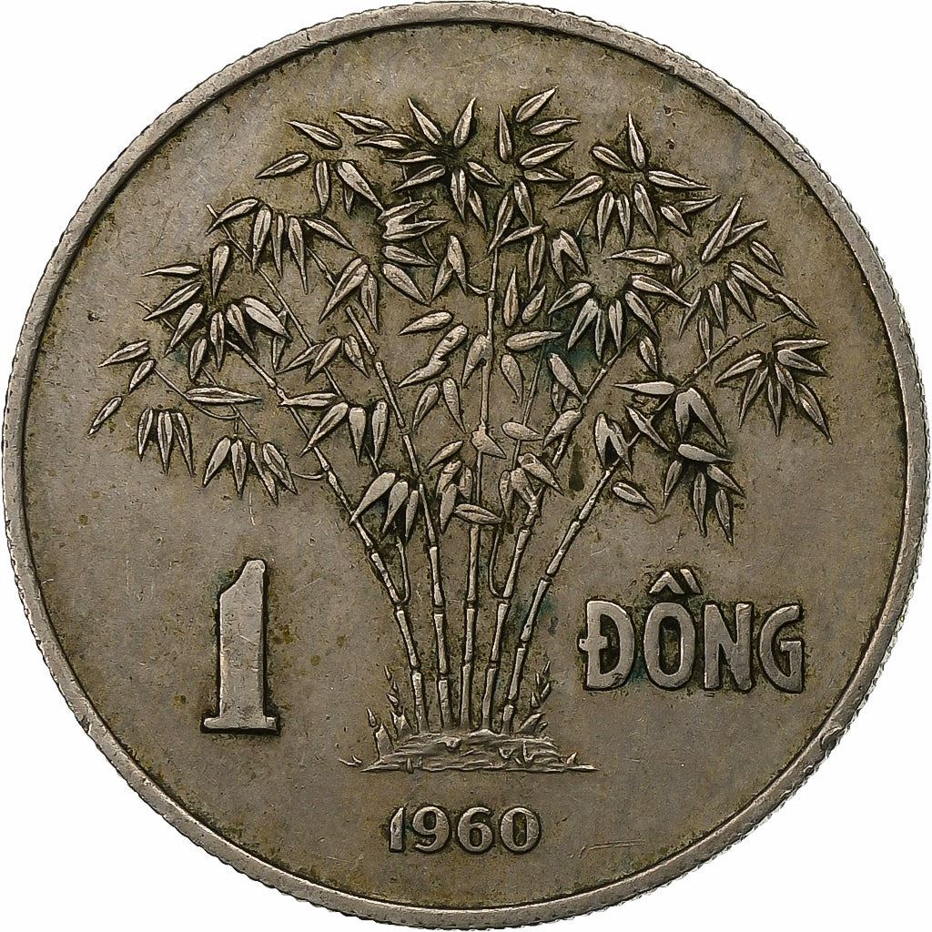 South Vietnam | 1 Dong Coin | Bamboo | Km:5 | 1960