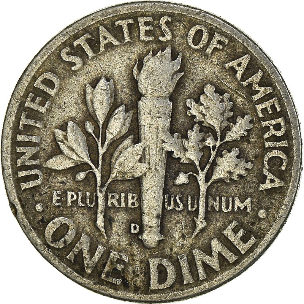USA | 1 Dime Mønt | Franklin D. Roosevelt | KM:195 | 1946 - 1964