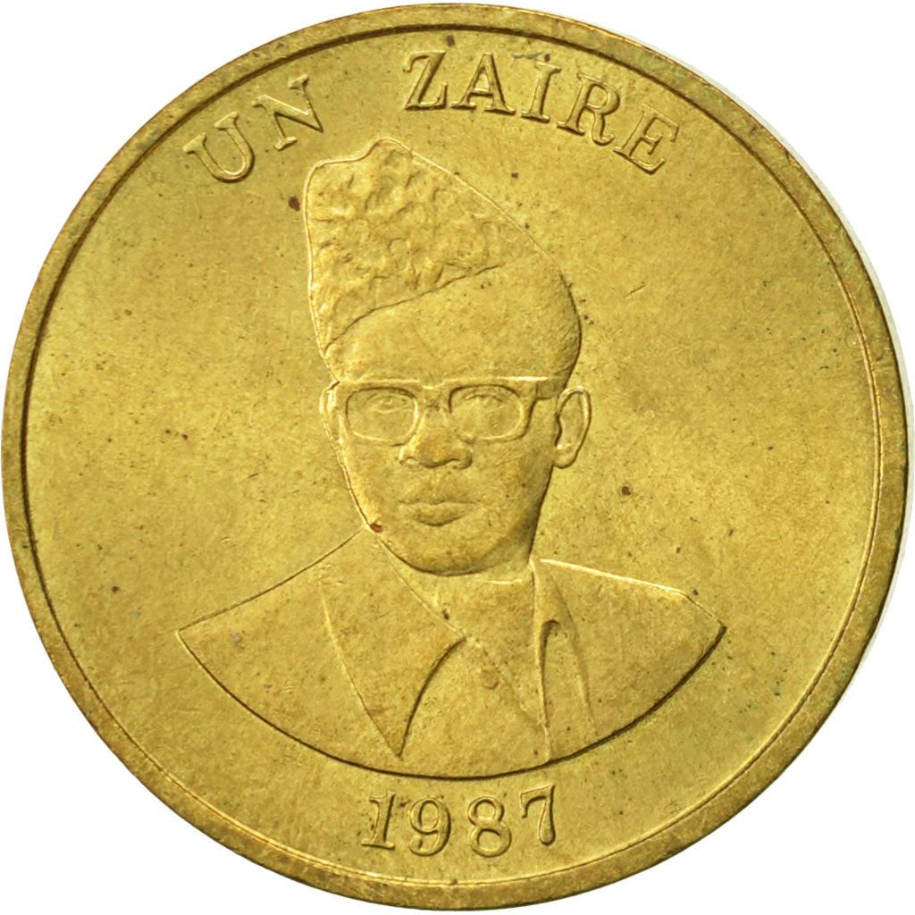 Zaire | 1 Zaire Coin | Mobutu Sese Seko | Km:13 | 1987
