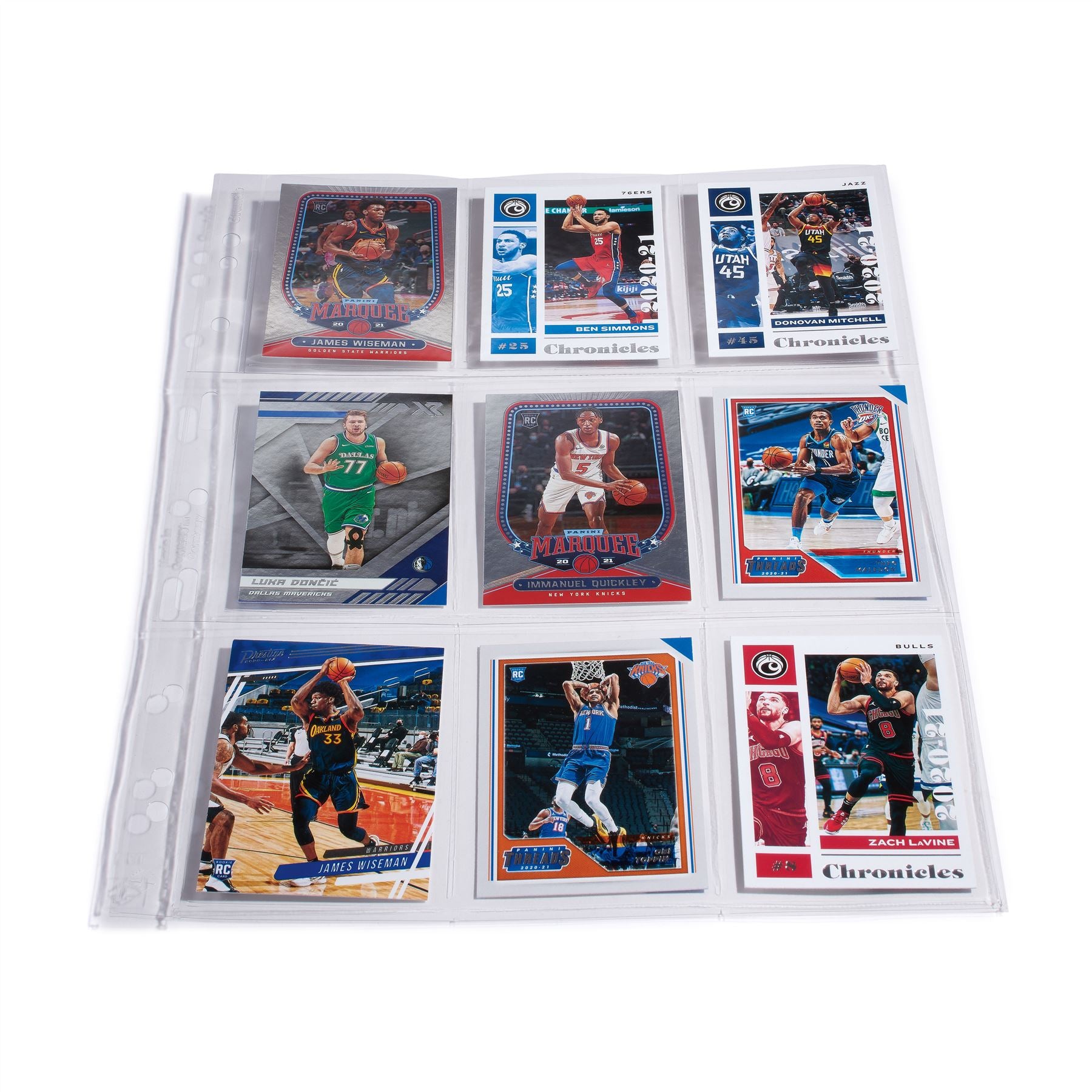 GRANDE Pocket Sheets for Ring Binders | Packs of 5 | Different Pocket Configurations | 2 Colors Available