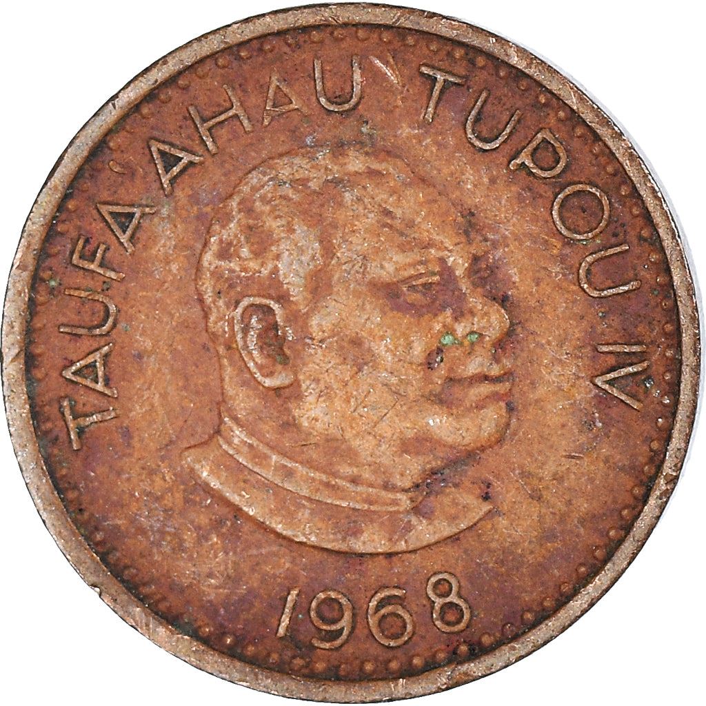 Tonga | 1 Seniti Münze | König Tupou IV | Schildkröte | KM:27 | 1968