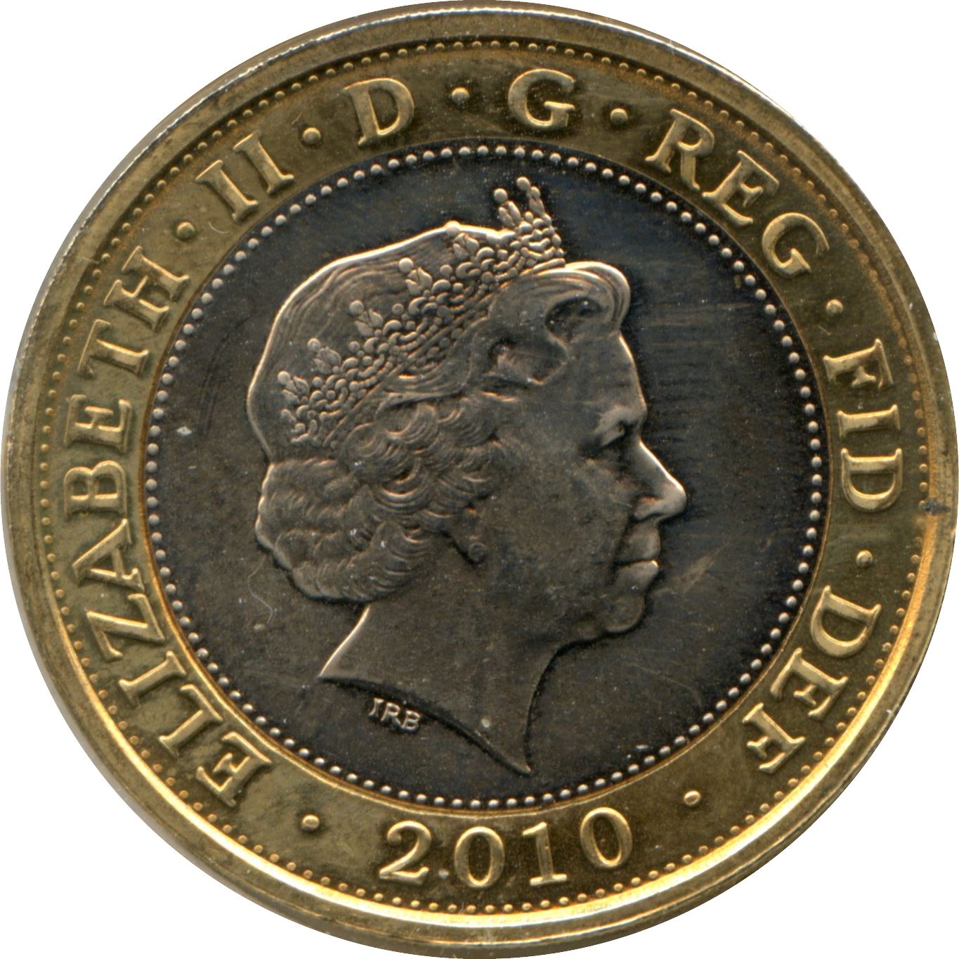 United Kingdom | 2 Pounds Coin | Florence Nightingale | KM:1160 | 2010