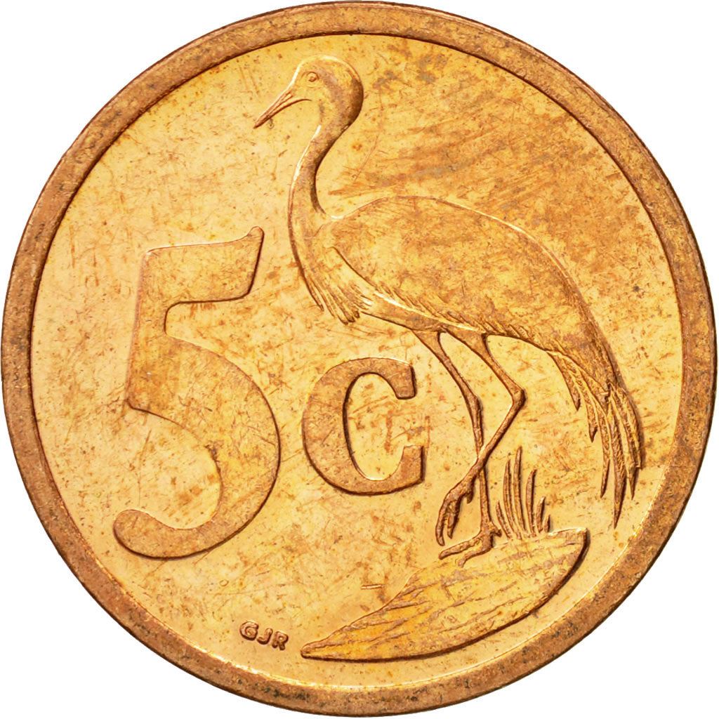 South Africa 5 Cents Xhosa Legend - uMzantsi Afrika Coin KM440 2008