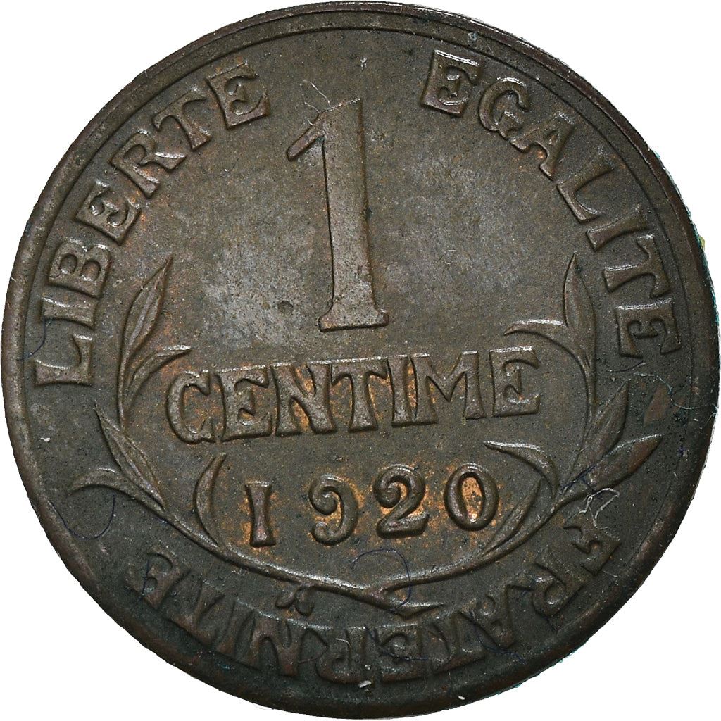 French 1 Centime Coin | Third Republic | KM840 | France | 1898 - 1920