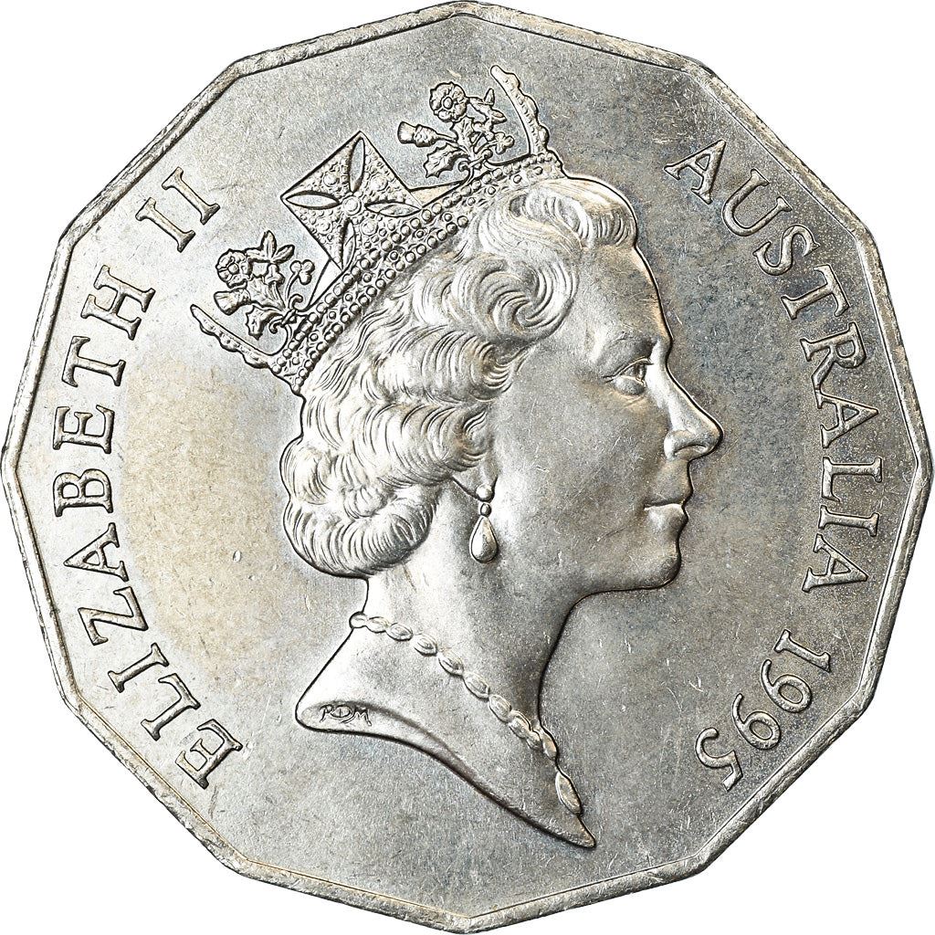 Australia | 50 Cents Coin | Sir Edward Dunlop | Km:294 | 1995