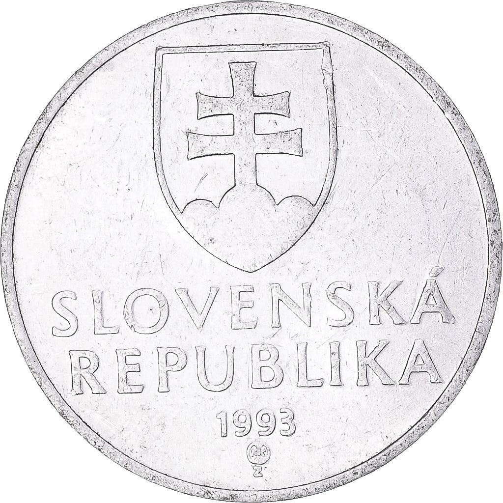 Slovakia | 50 Halierov Coin | Devín Castle | Slovak Shield | Km:15 | 1993 - 1995