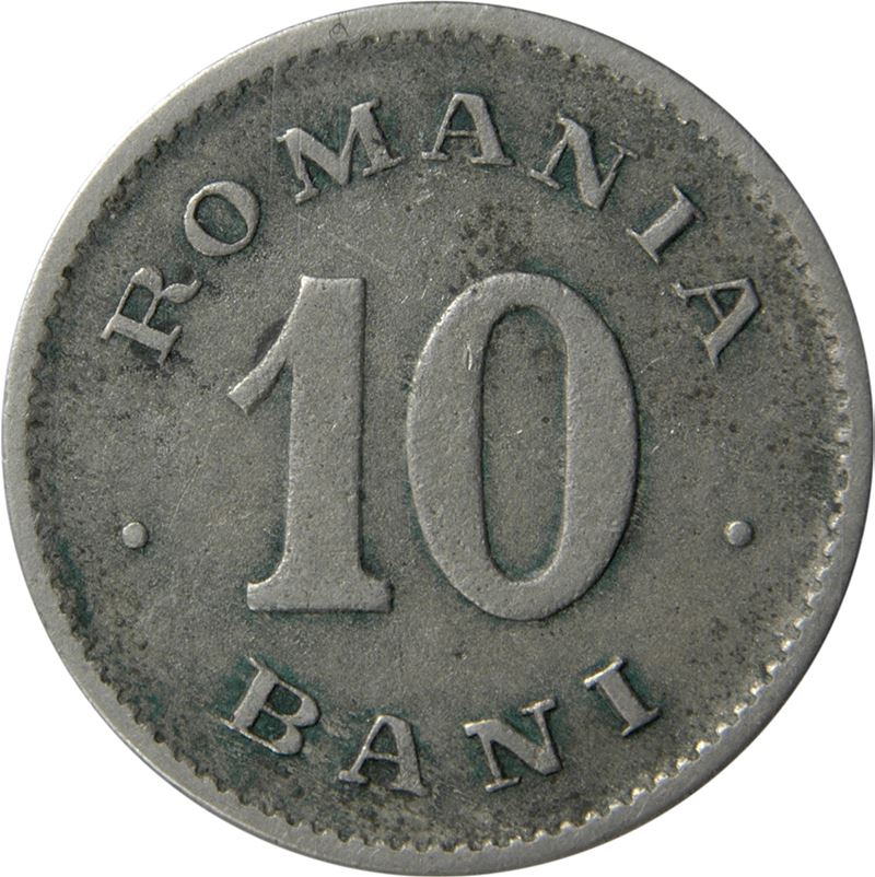 Romania | 10 Bani Coin | King Carol I | Crown | KM29 | 1900