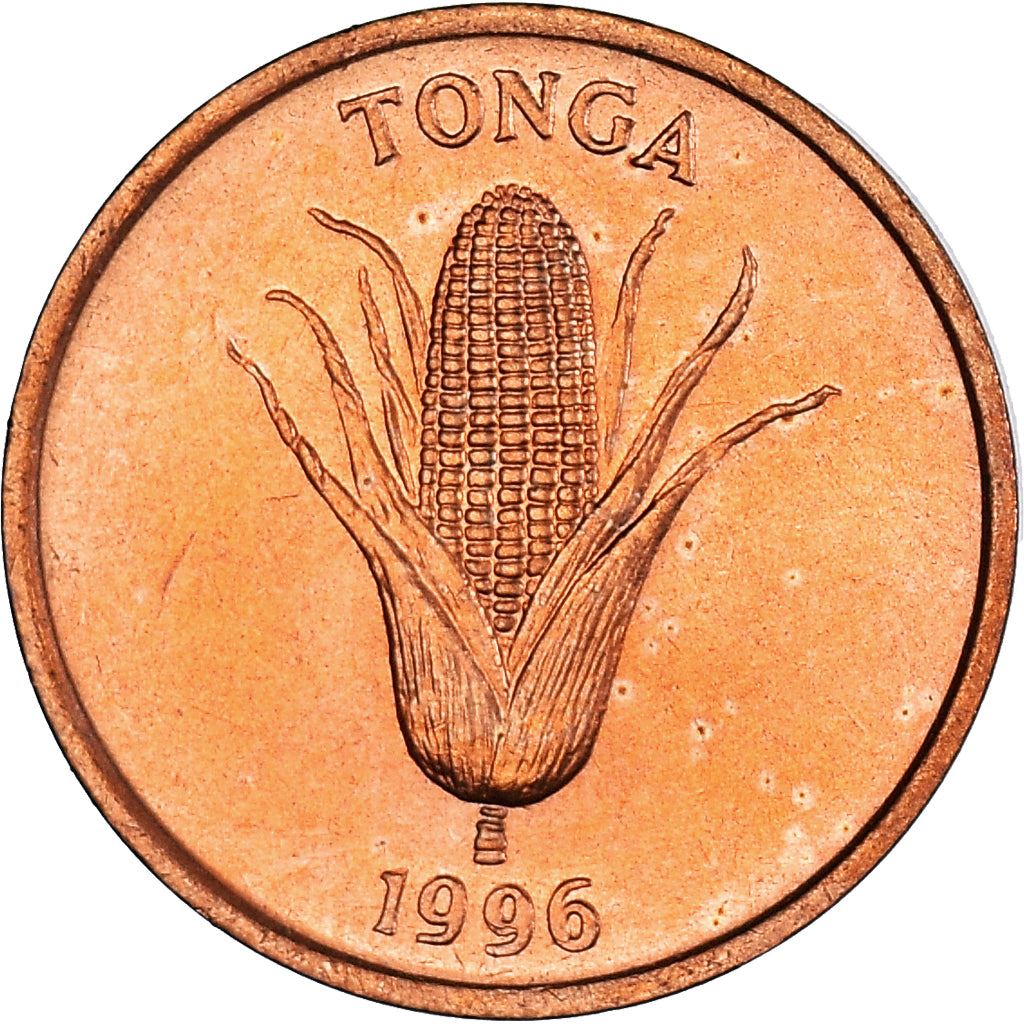 Tonga | 1 Seniti Coin | Corn | Vanilla | FAO | Km:66 | 1981 - 1996