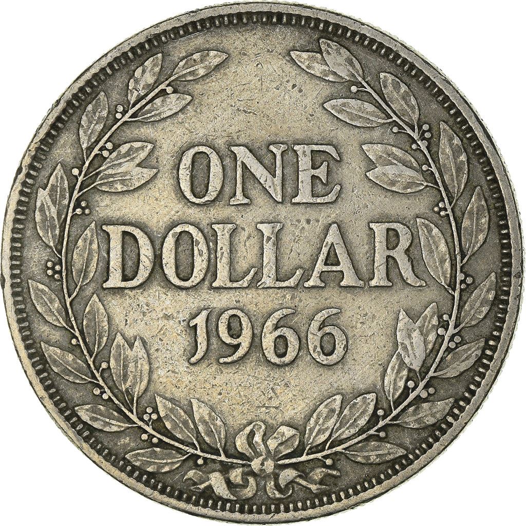 Liberia | 1 Dollar Coin | Olive branches | Km:18A | 1966 - 1975
