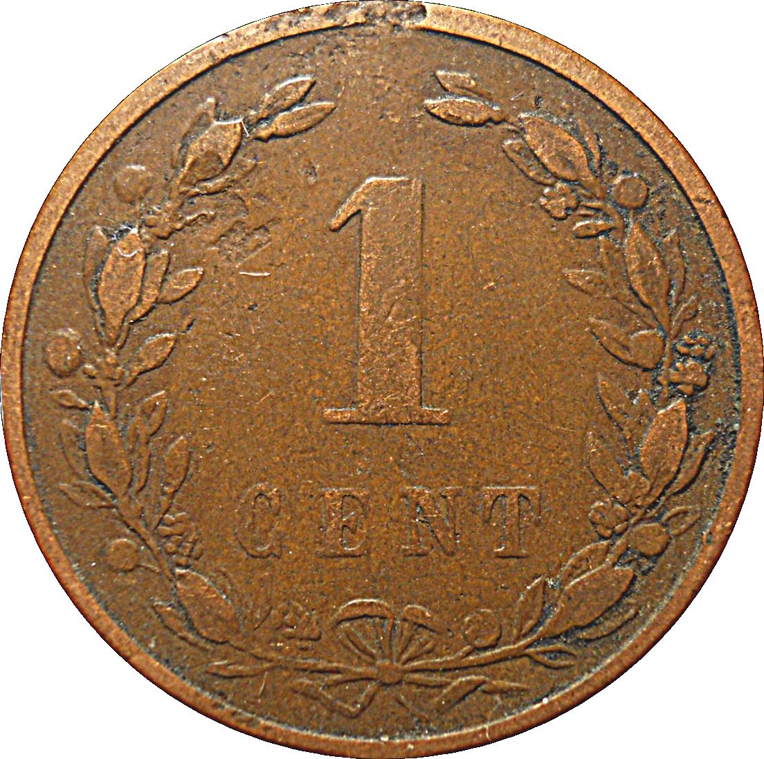 Pays-Bas | Pièce de 1 cent | Lion | Km : 131 | 1901