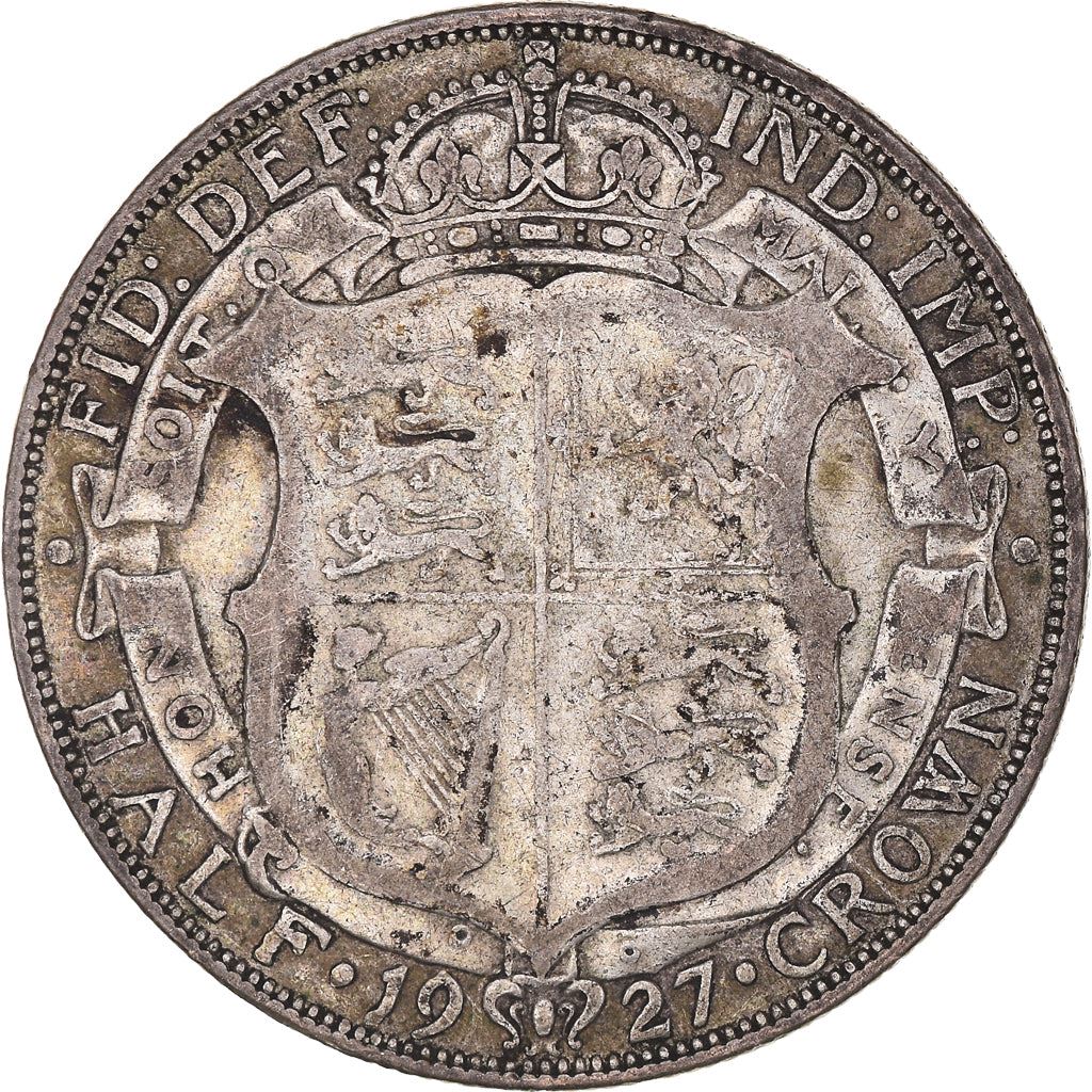 United Kingdom | 1/2 Crown Coin | George V | KM:830 | 1926 - 1927