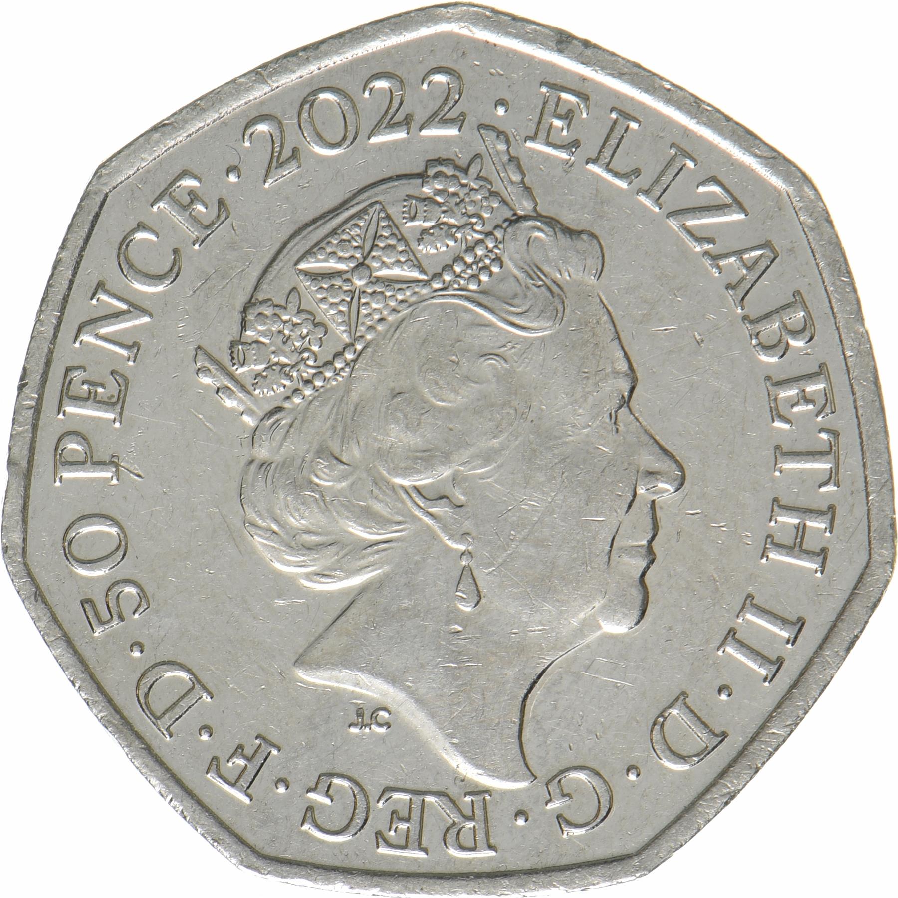 United Kingdom | 50 Pence Coin | Pride UK | KM:2158 | 2022
