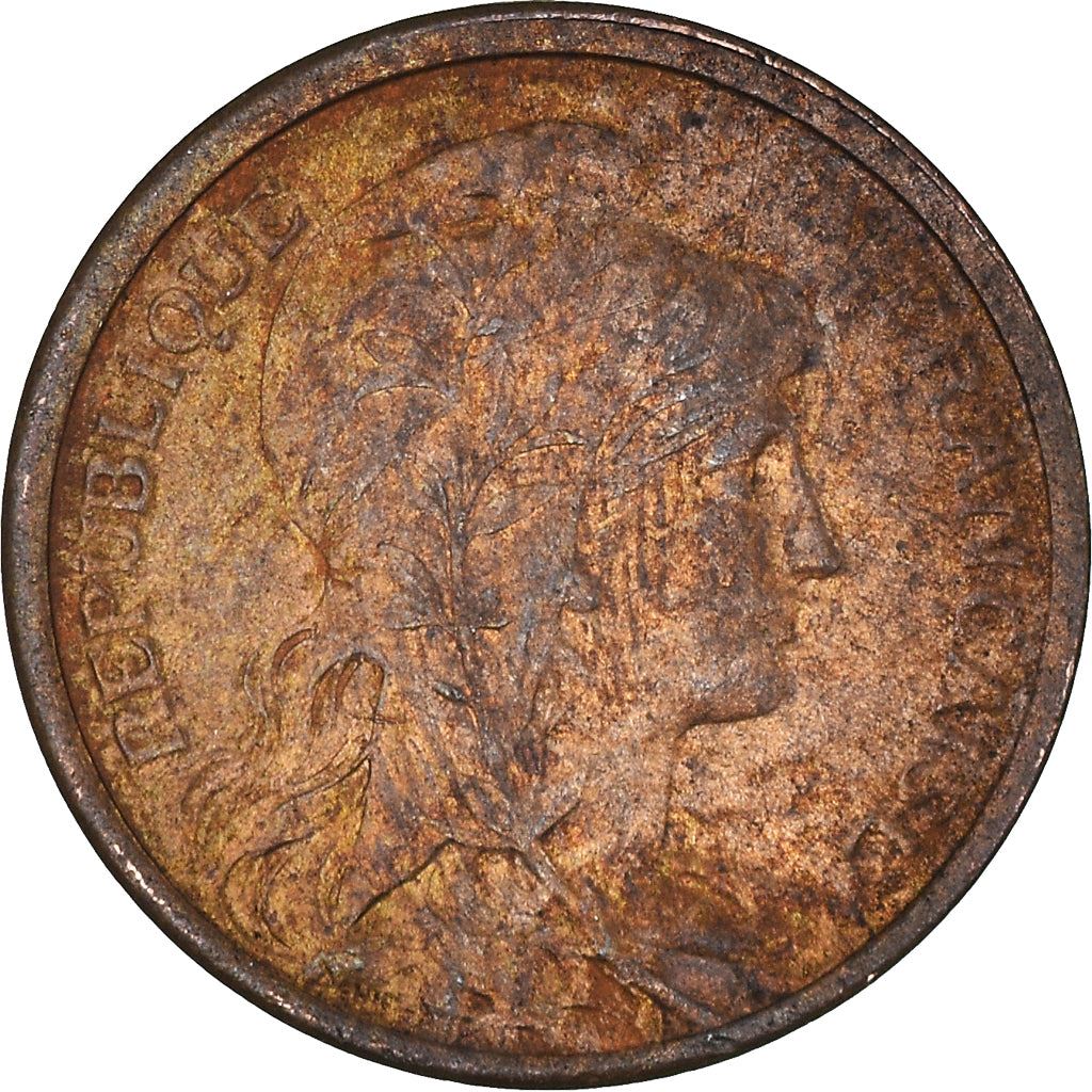 French 1 Centime Coin | Third Republic | KM840 | France | 1898 - 1920