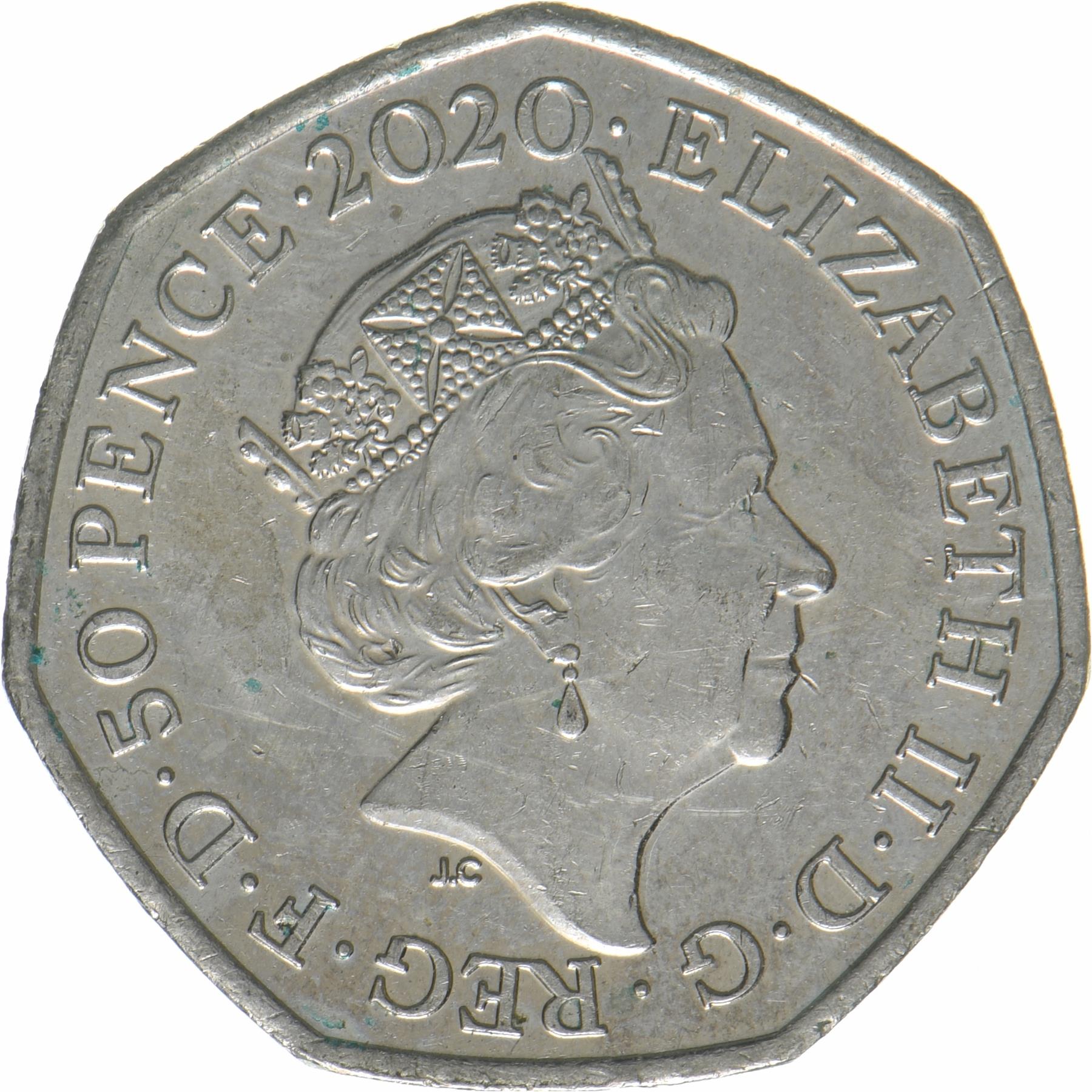 United Kingdom | 50 Pence Coin | Diverse Britain | Km:1818 | 2020