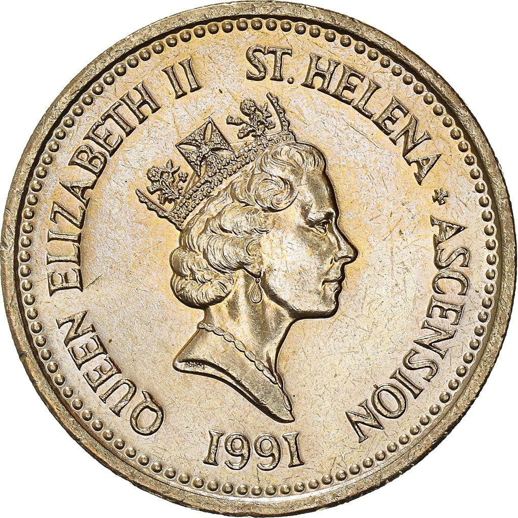 Sant'Elena e Ascensione | Moneta da 1 Sterlina | Elisabetta II | Uccello Sooty Tern | Km:17 | 1991 - 2015