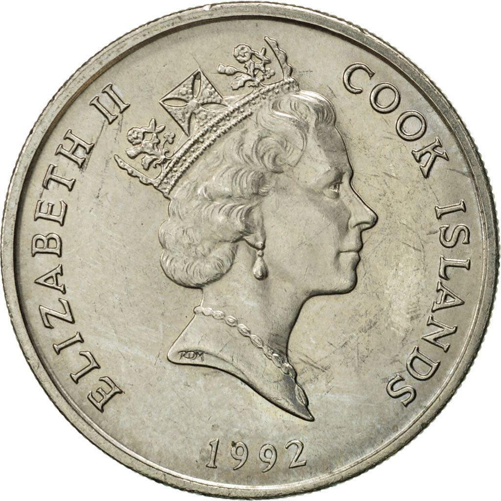 Cook Islands | 10 Cents Coin | Elizabeth II | Orange Fruits | KM:34 | 1987 - 1994